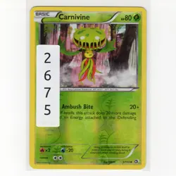 Pokemon TCG Carnivine 5/113 BW Legendary Treasures Reverse Holo Card EN-LP 2013 - Image 3
