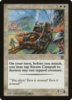 Steam Catapult Portal Second Age PLD White Rare MAGIC GATHERING CARD ABUGames - Image 1