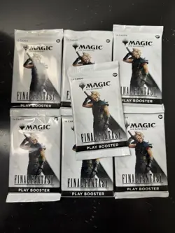 Lot Of 7 Magic the Gathering Final Fantasy Play Booster Pack New Sealed FF MTG - Image 1