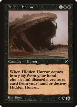 Hidden Horror Portal Second Age NM Black Rare MAGIC GATHERING CARD ABUGames - Image 1
