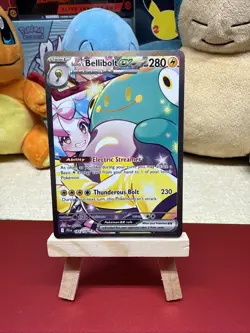 Iono's Bellibolt ex 183/159 Sv09: Journey Together Holo plus free bonus card🔥 - Image 1