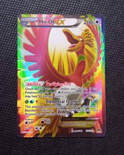 Ho-Oh EX 21/122 Breakpoint XY Ultra Rare Full Art Pokemon Card NM - Image 1