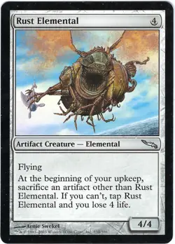 (4X) Rust Elemental Mirrodin Uncommon Playset - MTG Magic the Gathering Card - Image 3