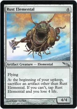 (4X) Rust Elemental Mirrodin Uncommon Playset - MTG Magic the Gathering Card - Image 5