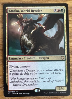 MTG Commander 2017, Atarka, World Render -- Light Played - Image 1