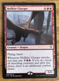 MTG Commander 2017, Hellkite Charger -- Light Played - Image 1