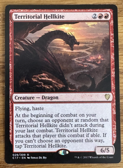 MTG Commander 2017, Territorial Hellkite -- Light Played - Image 1