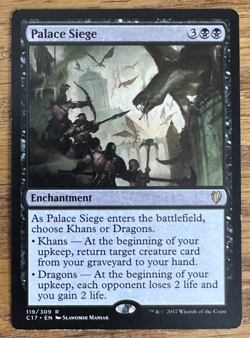 MTG Commander 2017, Palace Siege -- Light Played - Image 1