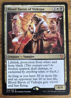 MTG Commander 2017, Blood Baron of Vizkopa -- Light Played - Image 1