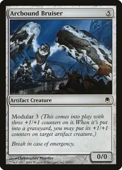 Arcbound Bruiser NM/M Darksteel Artifact Creature Magic MTG English Regular - Image 1