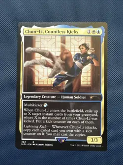 MTG Chun-Li, Countless Kicks - Secret Lair Drop Series (SLD) NM - Image 1