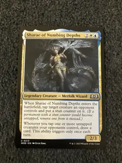Magic The Gathering MTG - Sharae of Numbing Depths - WOE - Image 1