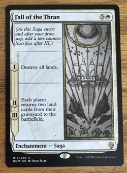 MTG Dominaria, Fall of the Thran -- Light Played - Image 1