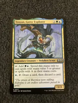 Magic The Gathering MTG - Troyan, Gutsy Explorer - WOE - Image 1