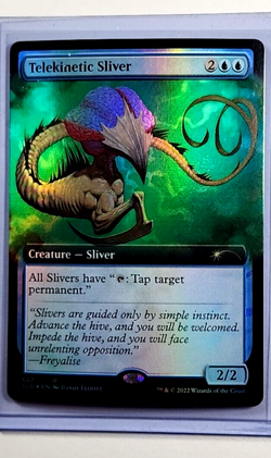 2022 MTG Magic the Gathering Secret Lair Drop Foil #627 Telekinetic Sliver SLD - Image 1