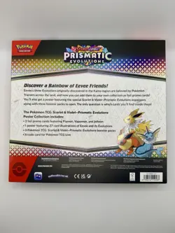 Pokemon TCG Scarlet and Violet Prismatic Evolution Poster Collection-New Sealed - Image 2