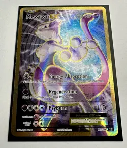 Pokemon Mewtwo EX 103/108 XY - Evolutions Ultra Rare Full Art Holo TCG - Image 2