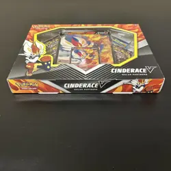 Pokemon TCG: Cinderance V Box Cosmic Eclipse, Evolutions, 2x S&S Base Rare! - Image 2