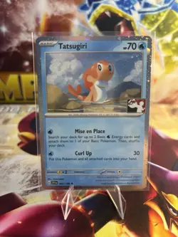 Tatsugiri Prize Pack Series 3 Cosmos Holo Play! Pokemon Stamped Promo 062/198 - Image 1