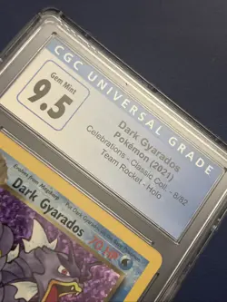 Pokemon Dark Gyarados Holo #8 Celebrations 2021 - CGC 9.5 GEM MINT TEAM ROCKET - Image 4
