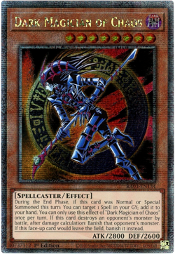 Yugioh! Dark Magician of Chaos RA03-EN134 Quarter Century Secret Rare 1stEdition - Image 1