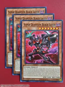 Yugioh Super Quantum Deck Core Set 9 card DUAD Black Layer Quantal Fairy Zetan - Image 2