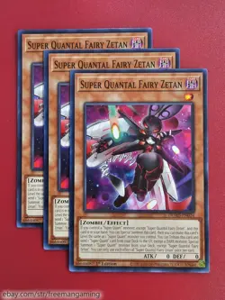 Yugioh Super Quantum Deck Core Set 9 card DUAD Black Layer Quantal Fairy Zetan - Image 3