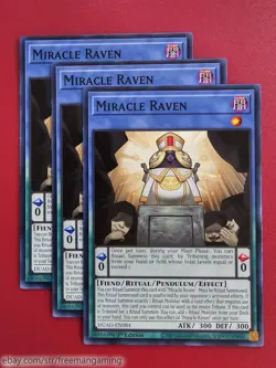 Yugioh Ritual Deck Core Set 9 card DUAD Miracle Raven Readying of Rites Ashlan - Image 2