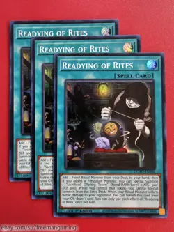 Yugioh Ritual Deck Core Set 9 card DUAD Miracle Raven Readying of Rites Ashlan - Image 3