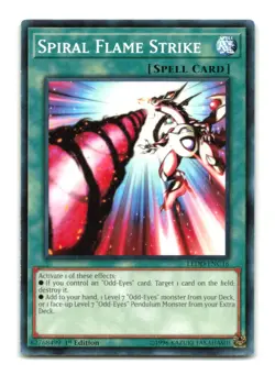 Spiral Flame Strike - LEDD-ENC16 1st Edition - YuGiOh-LP - Image 1
