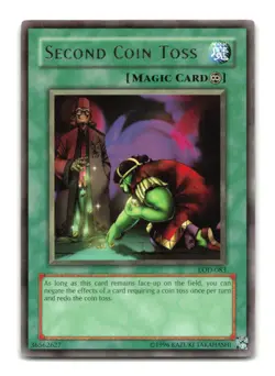 Second Coin Toss - LOD-083 Rare - YuGiOh-LP - Image 1