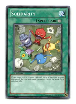 Solidarity - SDLS-EN031 1st Edition - YuGiOh-LP - Image 1