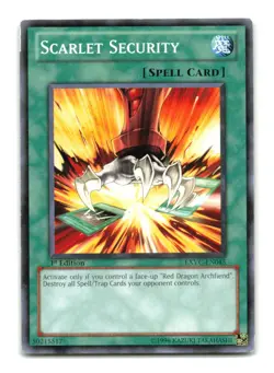 Scarlet Security - EXVC-EN045 1st Edition - YuGiOh-LP - Image 1