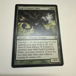 MTG Leaf-Crowned Elder Morningtide 128/150 Rare NM/LP Magic The Gathering - Image 1