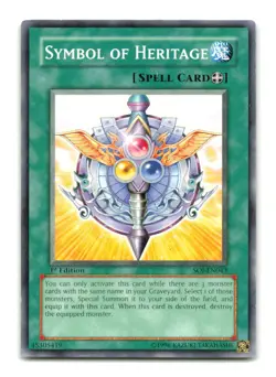Symbol of Heritage - SOI-EN043 1st Edition - YuGiOh-LP - Image 1