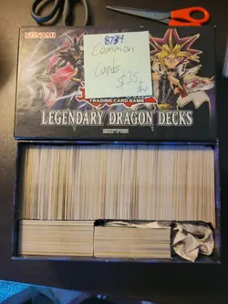 874 COMMON YUGIOH CARDS LOT, Mostly 1st Edition, Light/Moderately Played - Image 1