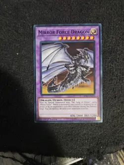 YUGIOH CARD MIRROR FORCE DRAGON LEDD-ENA39 1ST EDITION - Image 1