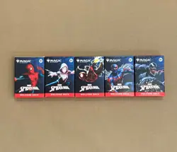 SDCC 2025 Magic The Gathering x Spider-Man Complete Welcome Deck Set (5) - Image 1