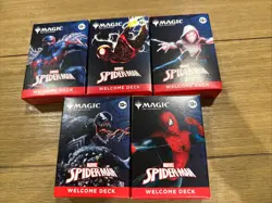 SDCC 2025 Magic The Gathering x Spider-Man Complete Welcome Deck Set (5) - Image 1