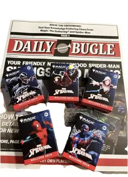 SDCC 2025 Magic The Gathering x Spider-Man Complete Welcome Deck Set (5) - Image 1