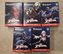 SDCC 2025 Magic The Gathering x Spider-Man Complete Welcome Deck Set (5) - Image 1
