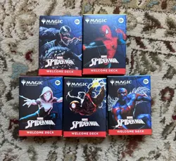SDCC 2025 Magic The Gathering x Spider-Man Complete Welcome Deck Set (5) - Image 2