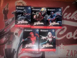 SDCC 2025 Magic The Gathering x Spider-Man Complete Welcome Deck Set (5) - Image 2