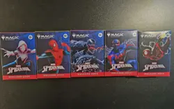SDCC 2025 Magic The Gathering x Spider-Man Complete Welcome Deck Set (5) - Image 1