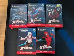 SDCC 2025 Magic The Gathering x Spider-Man Complete Welcome Deck Set (5) - Image 1