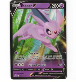 Pokemon Espeon V SWSH201 Sword & Shield Black Star Promo Holo NM Card - Image 1