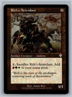 Magic The Gathering Invasion Rith's Attendant #310/350 MTG TCG CCG - Image 1