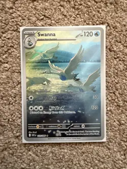 POKEMON - SWANNA - 110/086 - ILLUSTRATION RARE - S&V WHITE FLARE - NM - Image 1