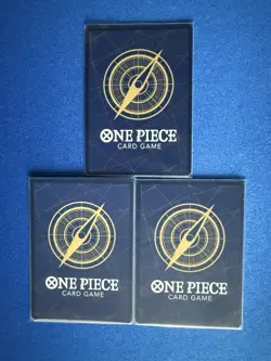 Jack One Piece TCG 3-card lot OP08 Super Rare+OP01 Rare+OP02 Uncommon - PWE! - Image 2