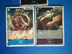 Jack One Piece TCG 3-card lot OP08 Super Rare+OP01 Rare+OP02 Uncommon - PWE! - Image 4